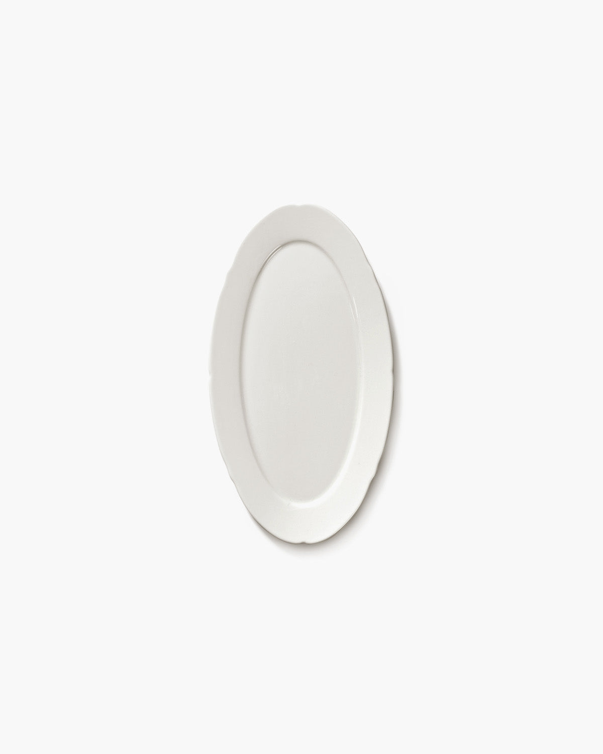 Serax Silhouette oválný talíř S bílý porcelán