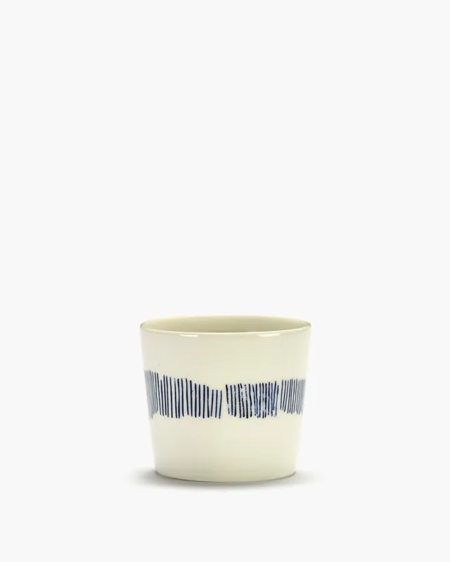 Serax Feast espresso šálek 15 cl bílo-modrý