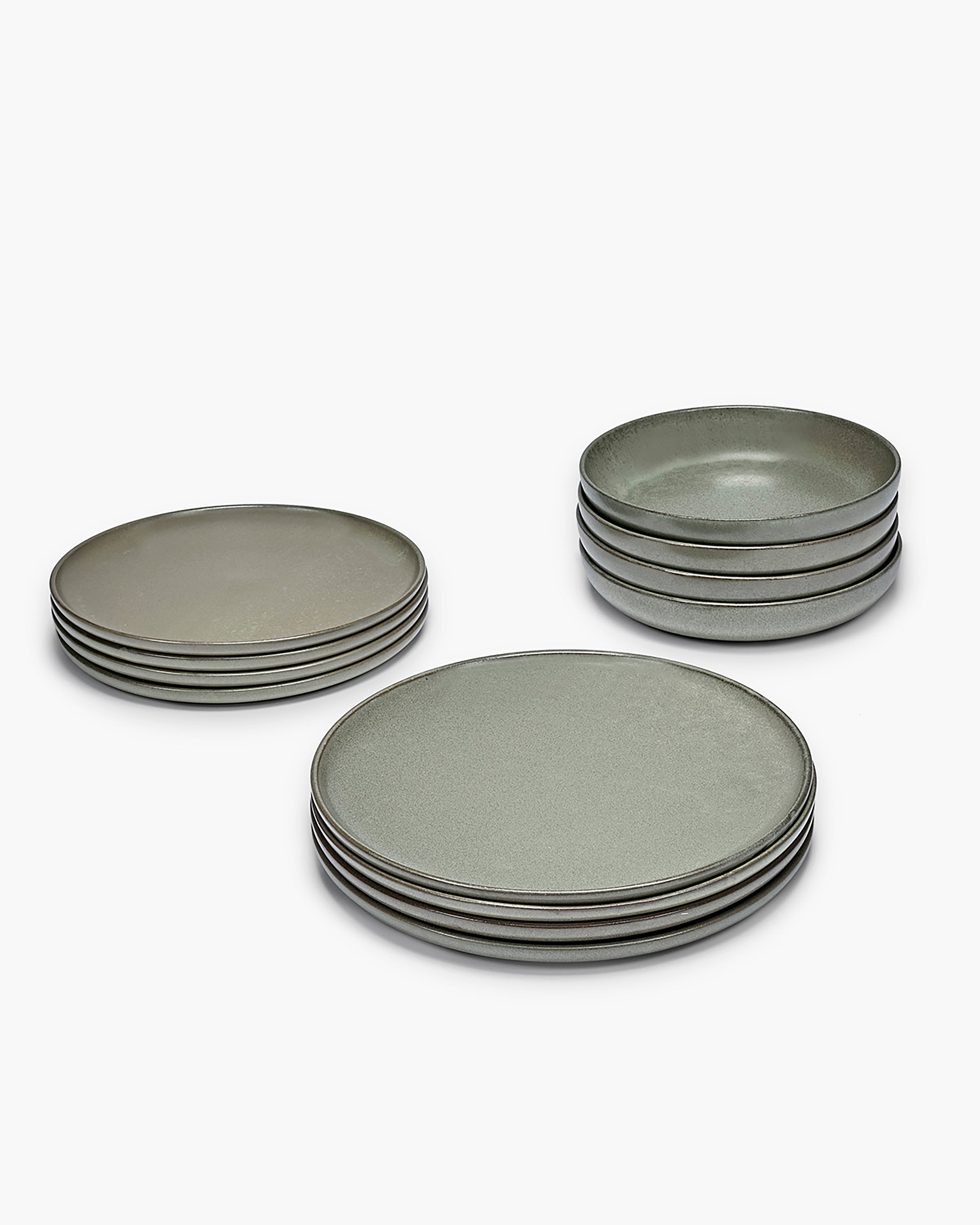 Serax Surface jídelní sada 12 ks camo green