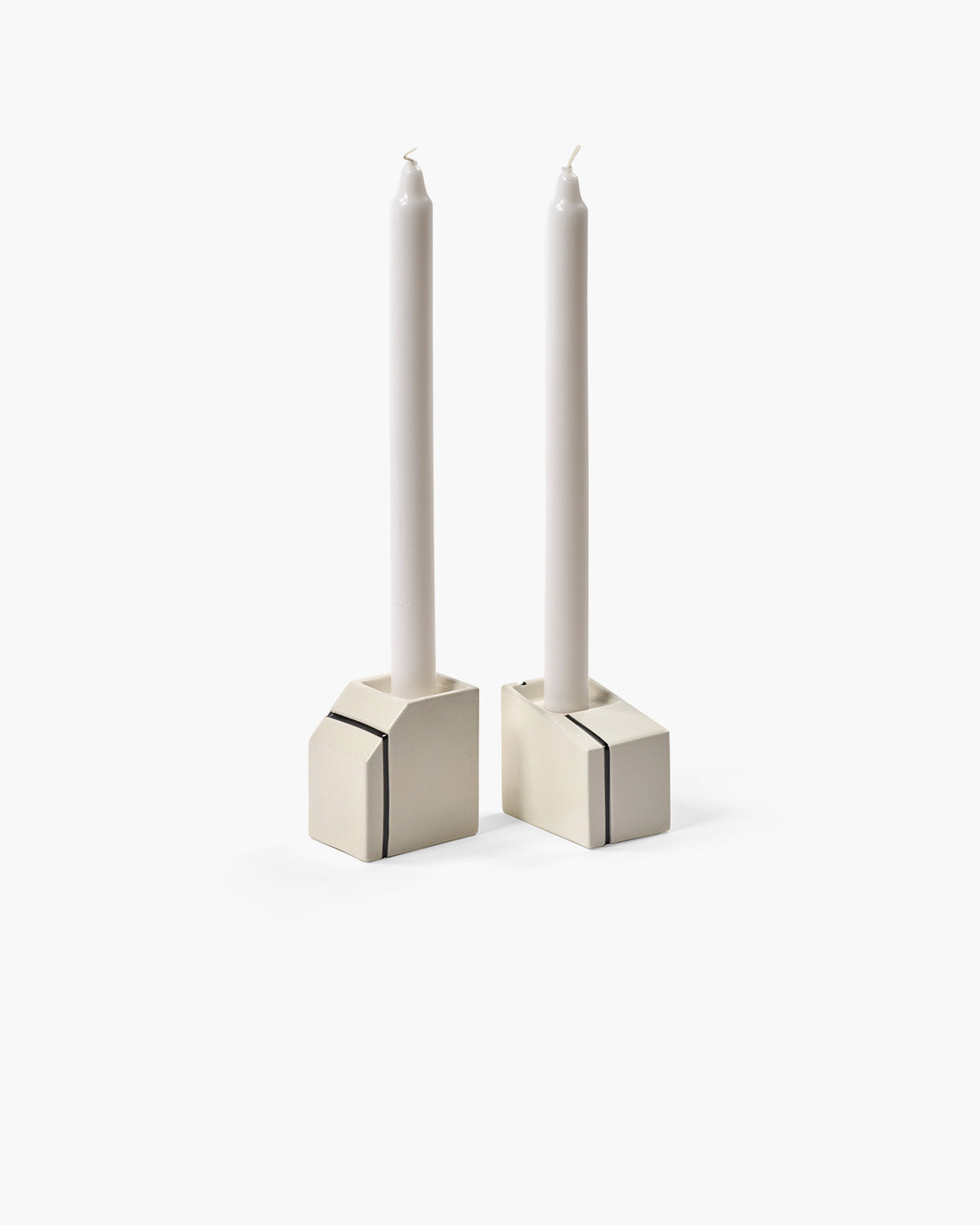 Serax Silos svícen bílý porcelán 2 ks