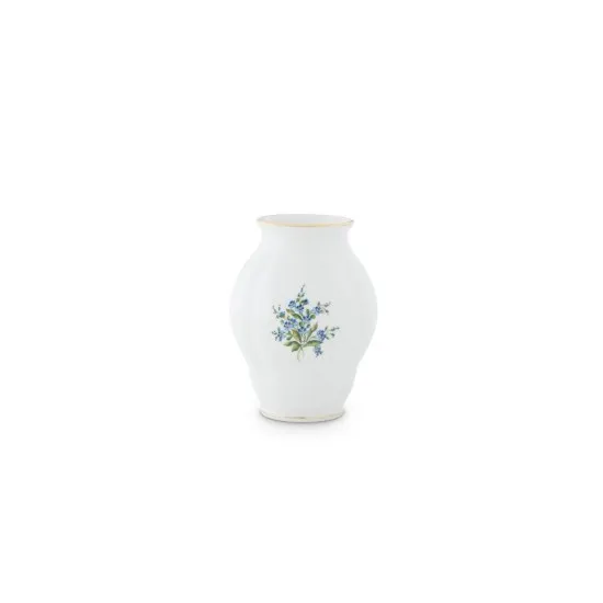 Augarten barokní váza 12,4 cm modrá porcelánová