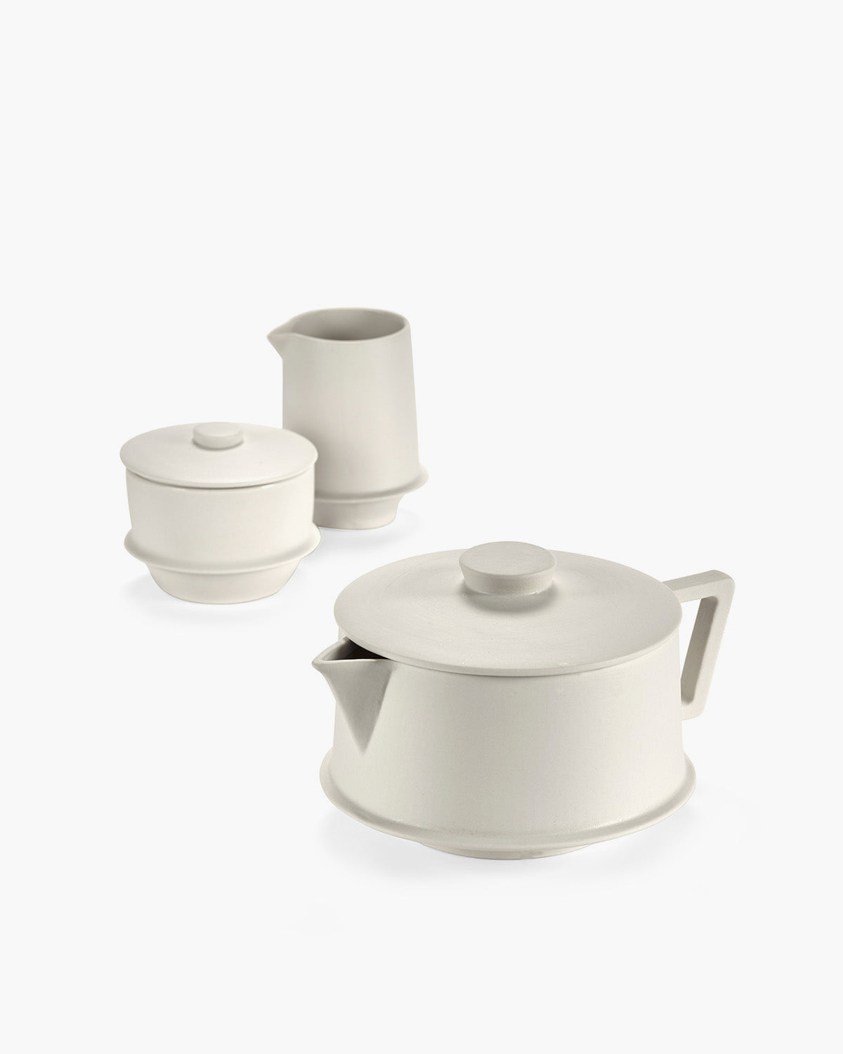 Serax Dune Alabaster cukřenka bílá porcelánová