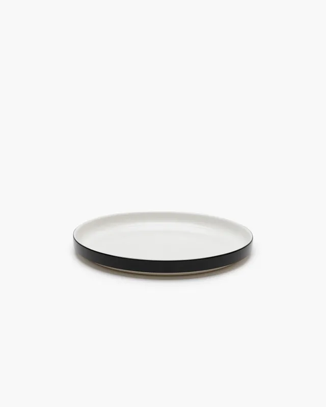 Serax Passe-partout nízký jídelní talíř černý porcelán