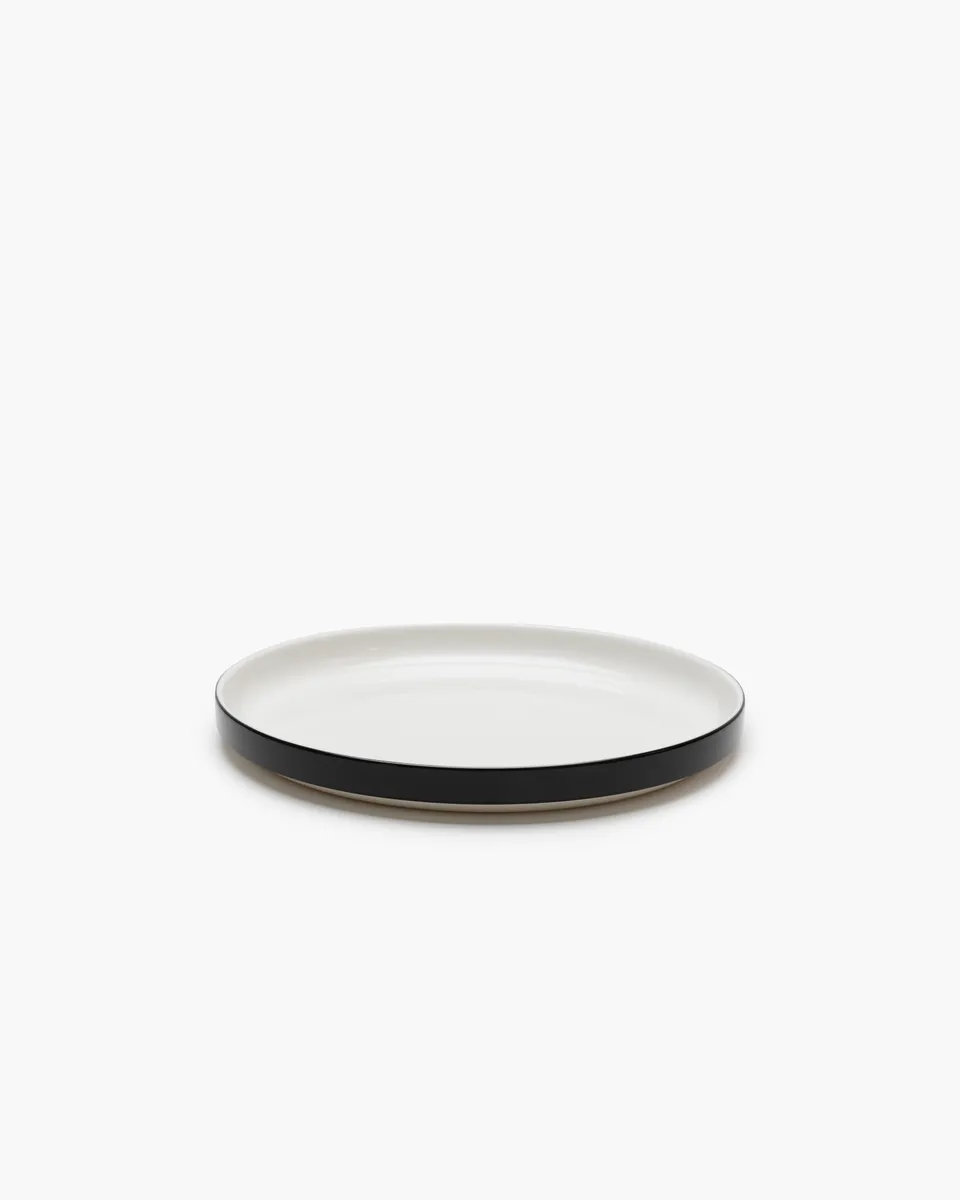 Serax Passe-partout nízký jídelní talíř černý porcelán