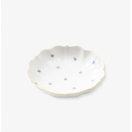 Augarten Curved Dish mísa modrá chrpa