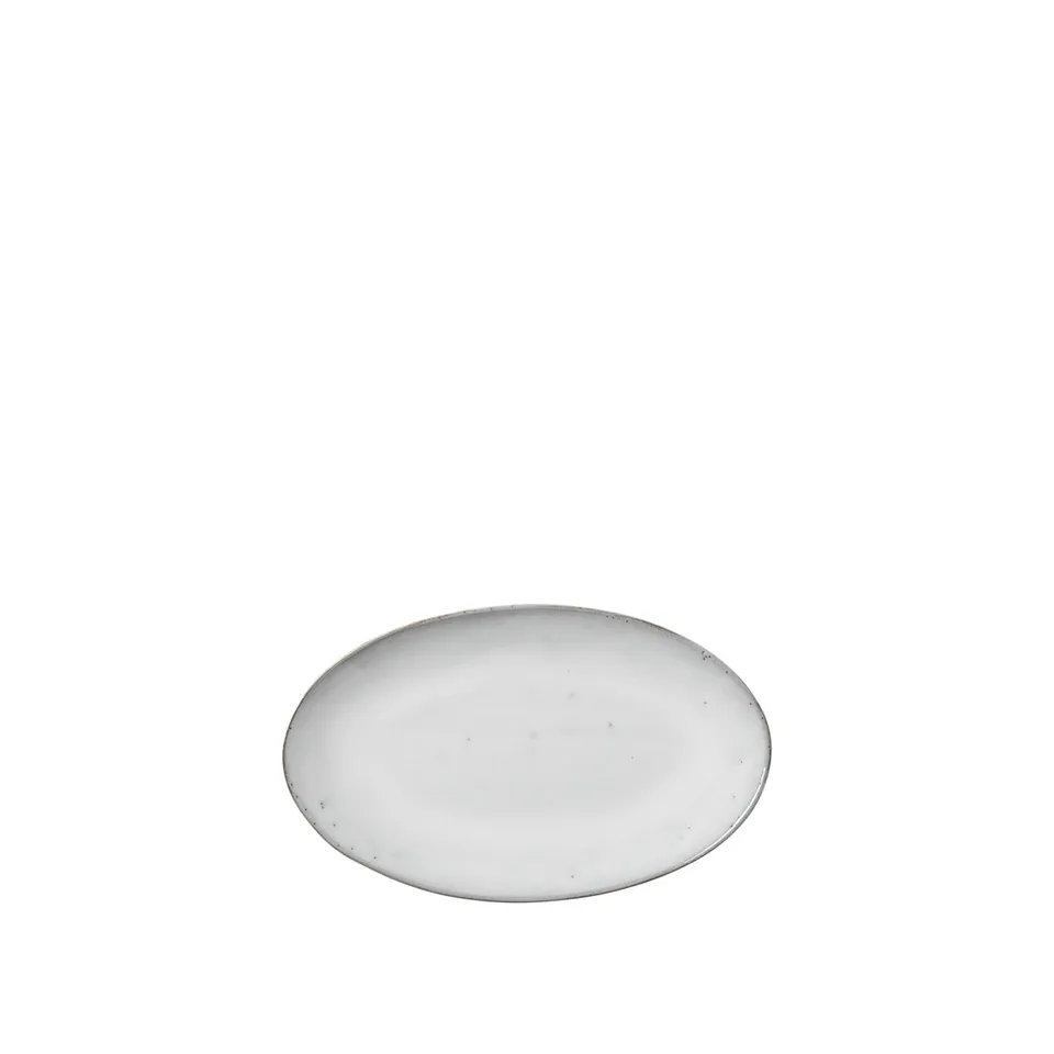Broste Copenhagen Nordic Sand Plate Oval oválný talíř pískový