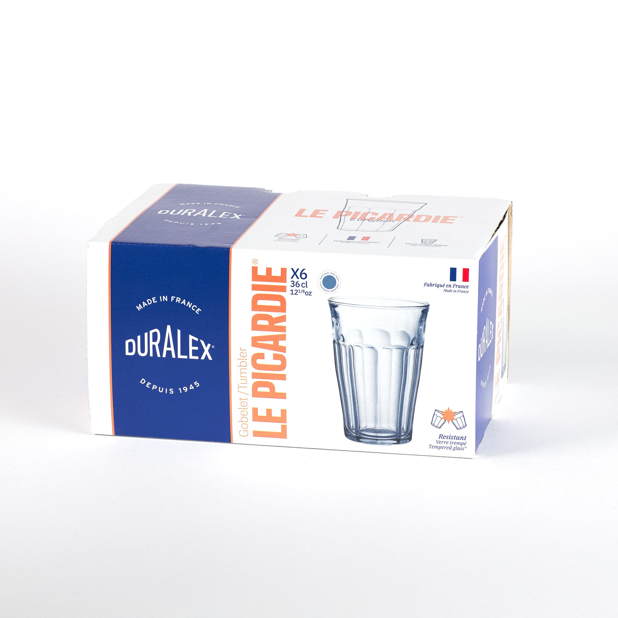 Duralex Le Picardie sklenice 36 cl modrá 6 ks