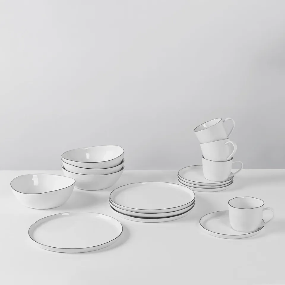 Broste Copenhagen Salt snídaňová sada pro 4 kamenina