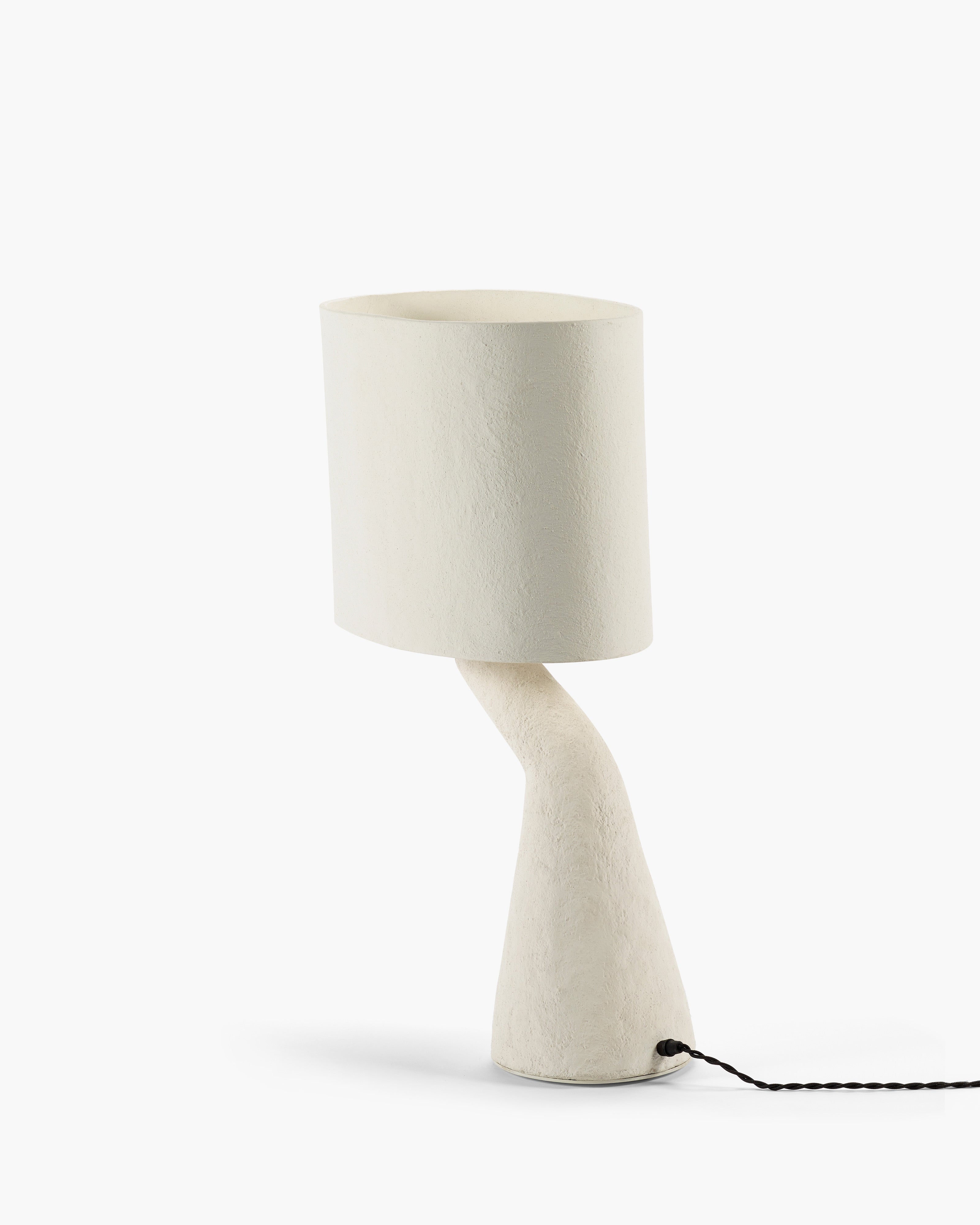 Serax Earth 04 stolní lampa bílá keramická