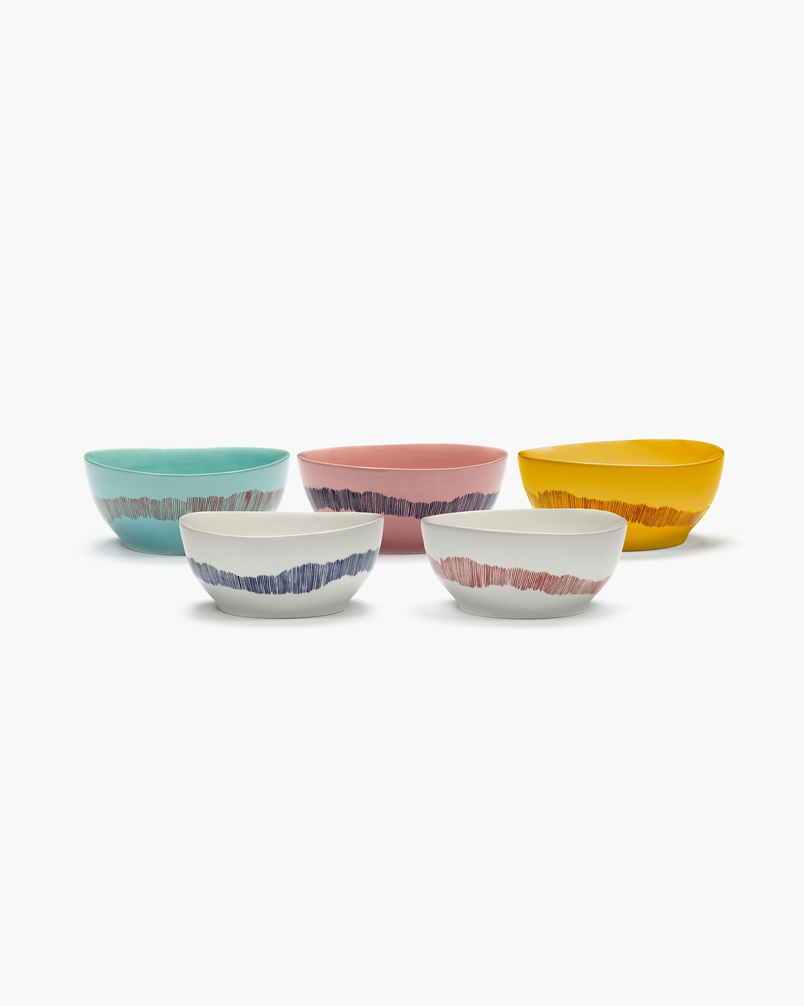 Serax Feast Bowl S azure miska světle modrá kamenina