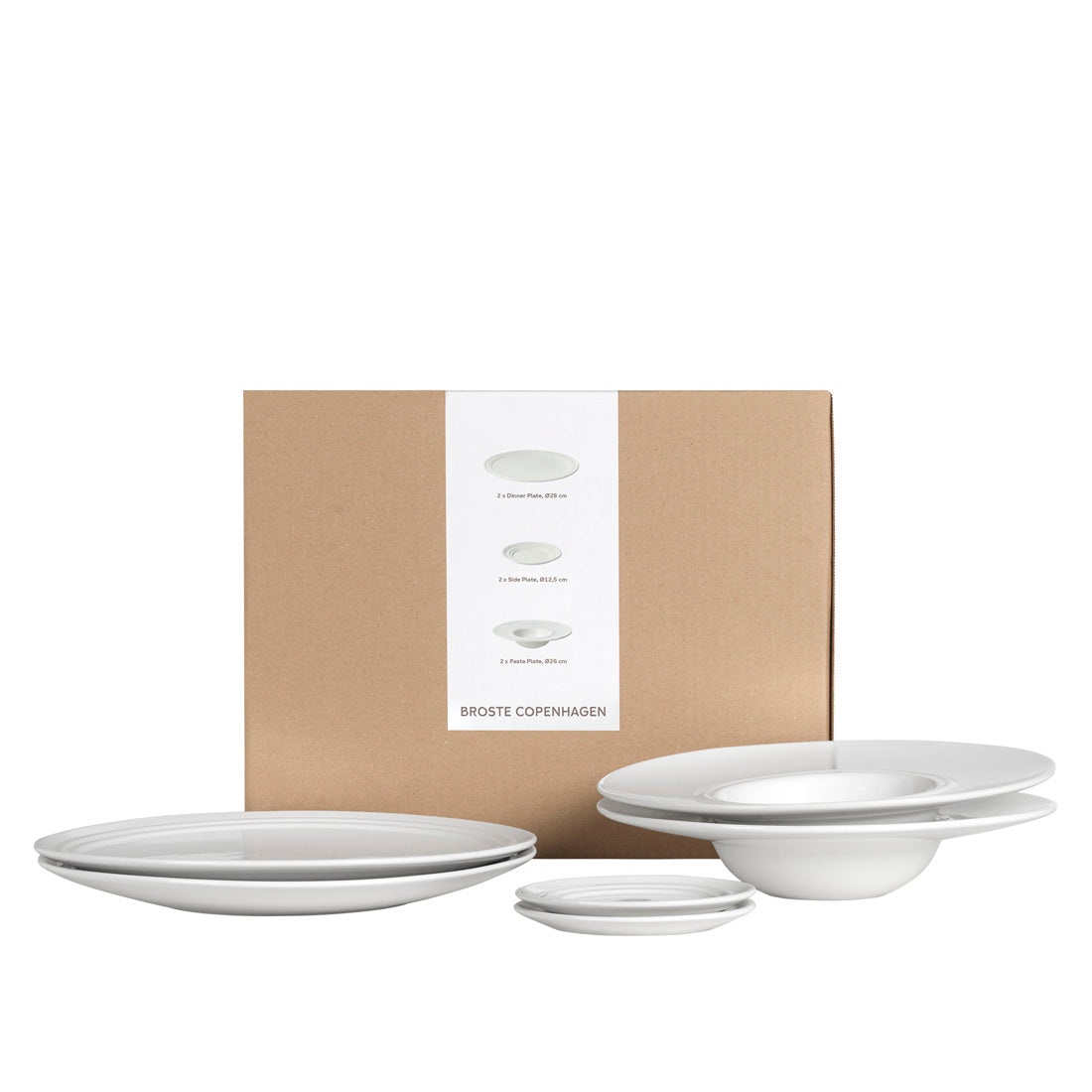 Broste Copenhagen Stevns Pasta Dinner Set jídelní sada pro 2