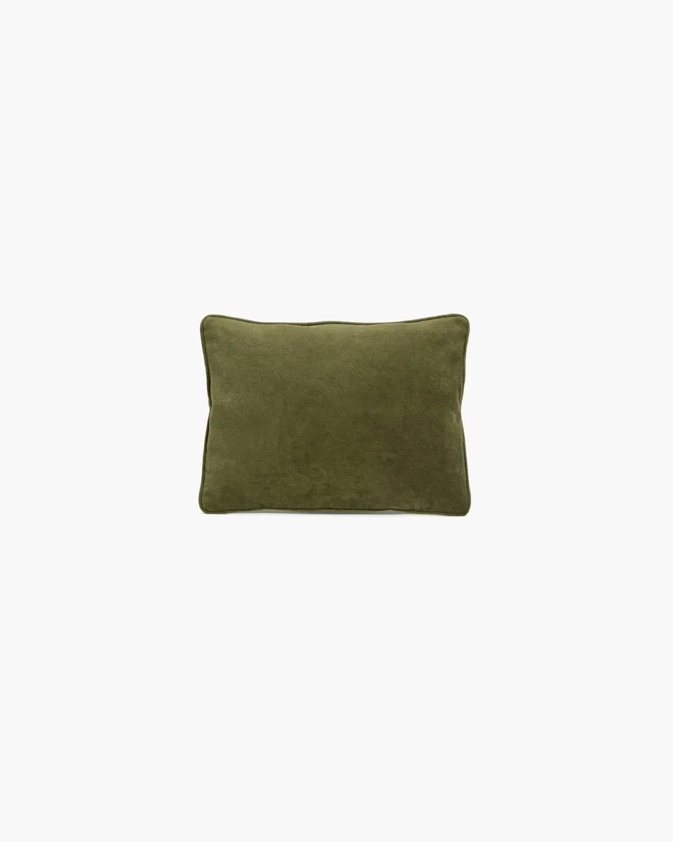 Serax Ono polštář velvet fern tmavě zelený sametový