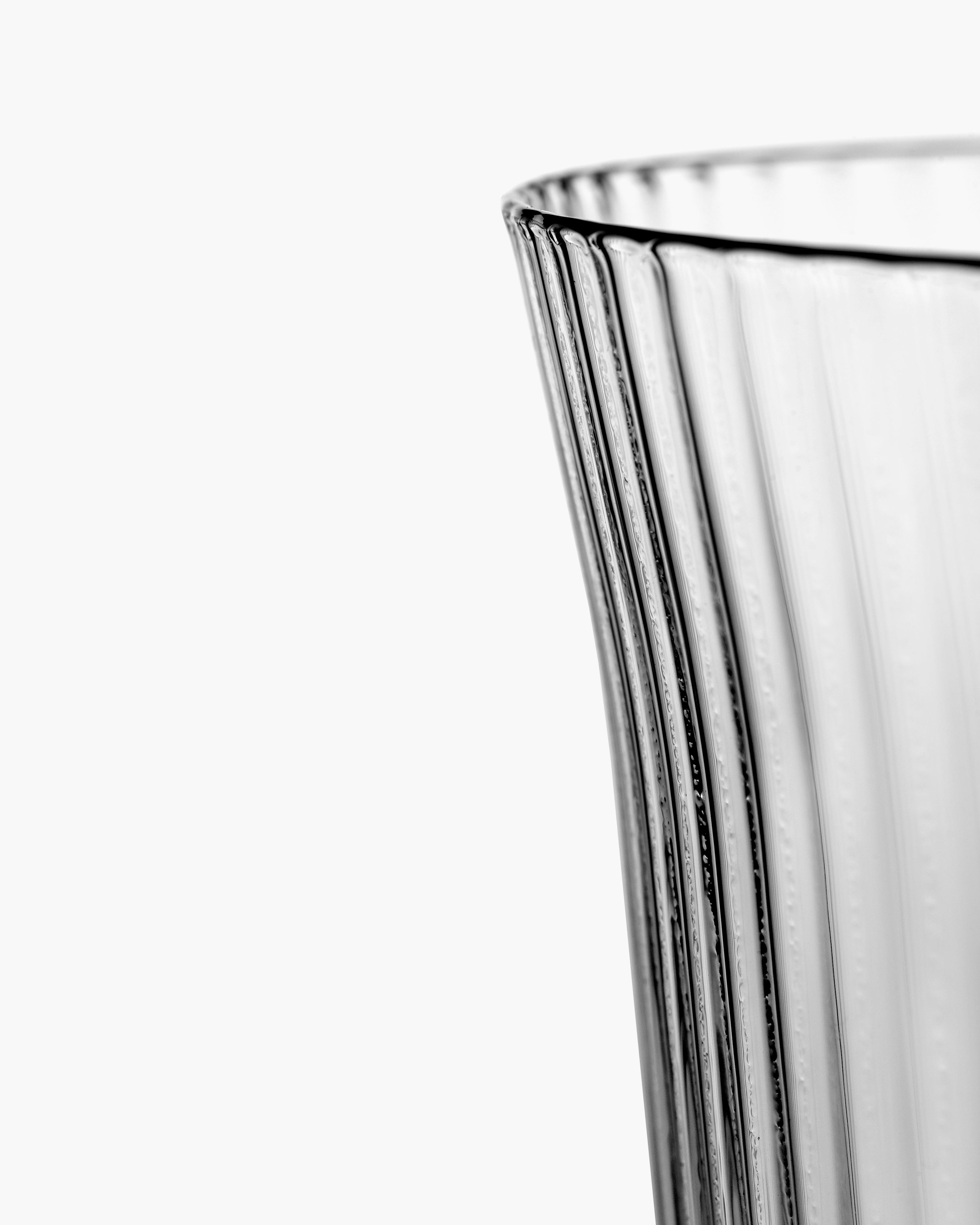 Serax Inku longdrink sklenice transparentní žebrovaná