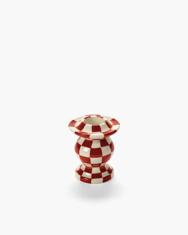 Serax Les Objets Mouleversants svícen č.2 červeno-bílý