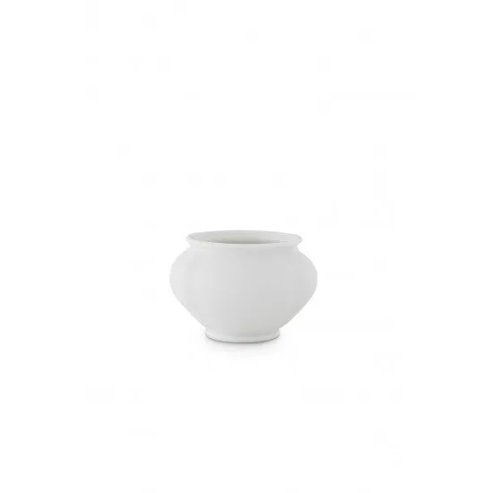 Augarten Baroque váza 7 cm bílá porcelánová nízká