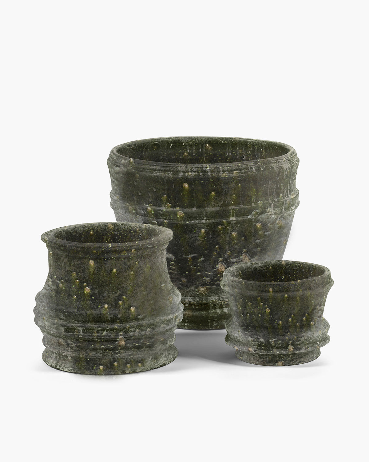 Serax Mesa Planter 01 M květináč zelený