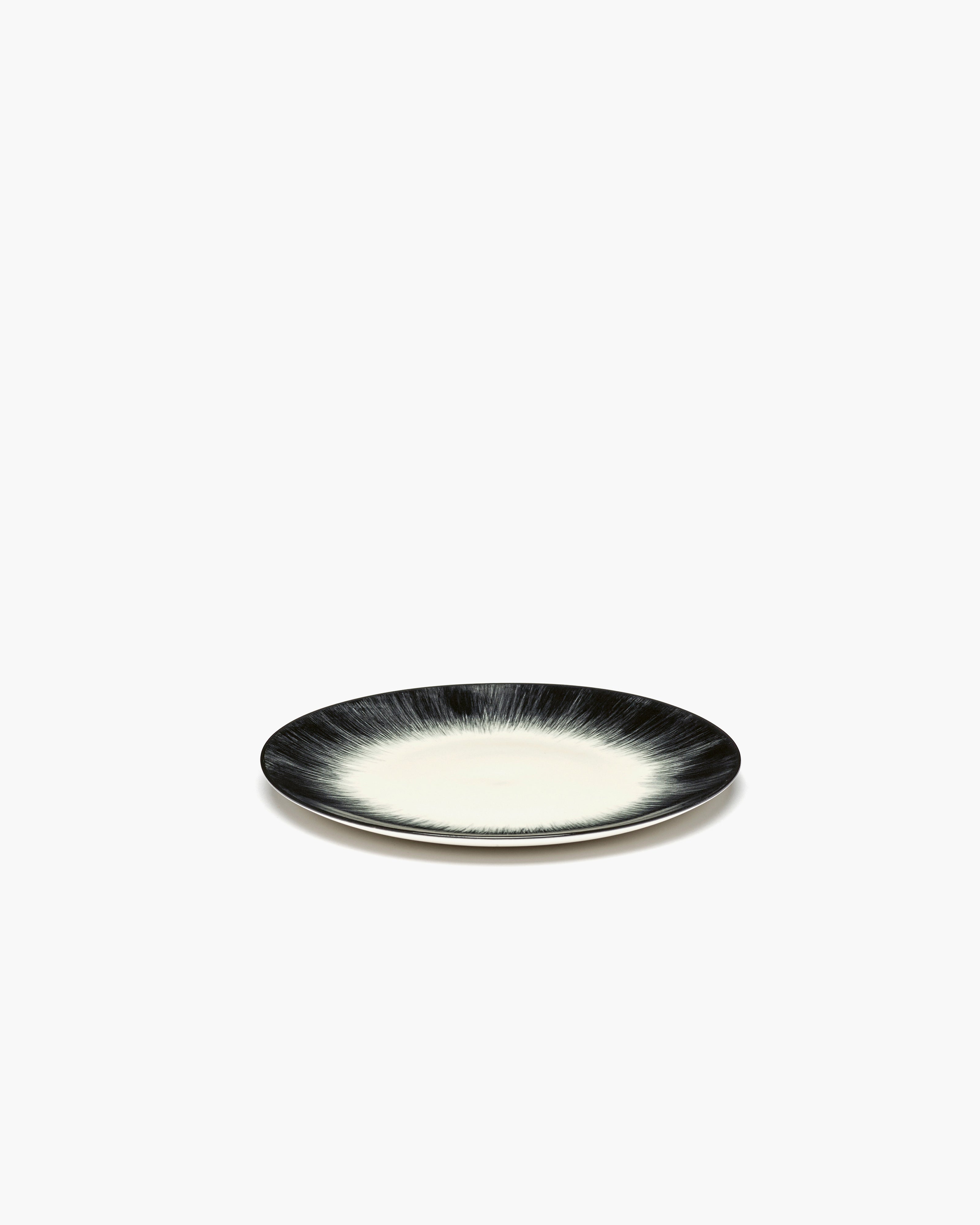 Serax Dé Variation 4 talíř snídaňový bílo-černý porcelán