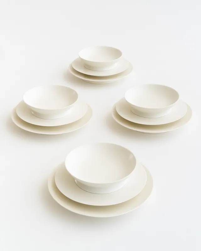 Serax Ra Dinner Set 12ks jídelní sada off white porcelán
