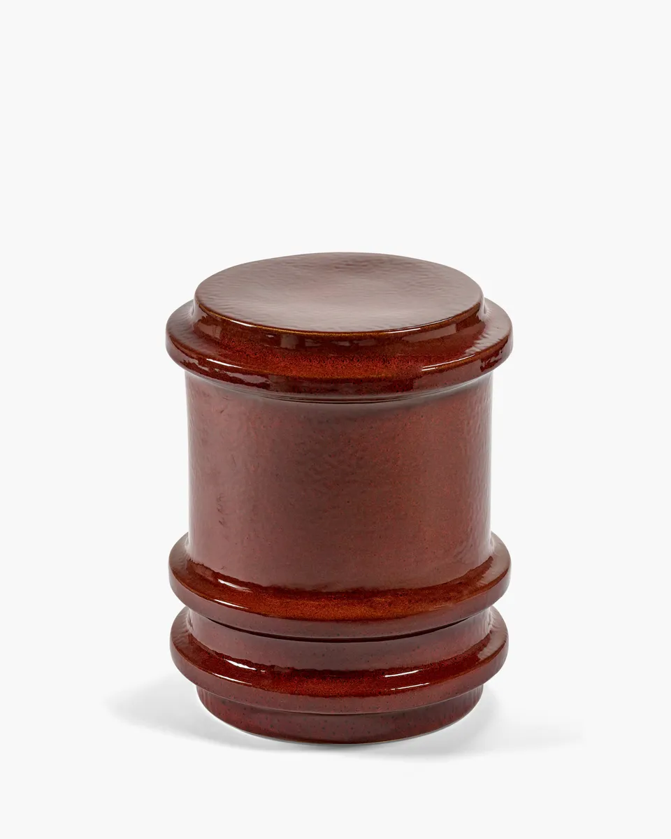 Serax Pawn odkládací stolek venetian red glazovaný