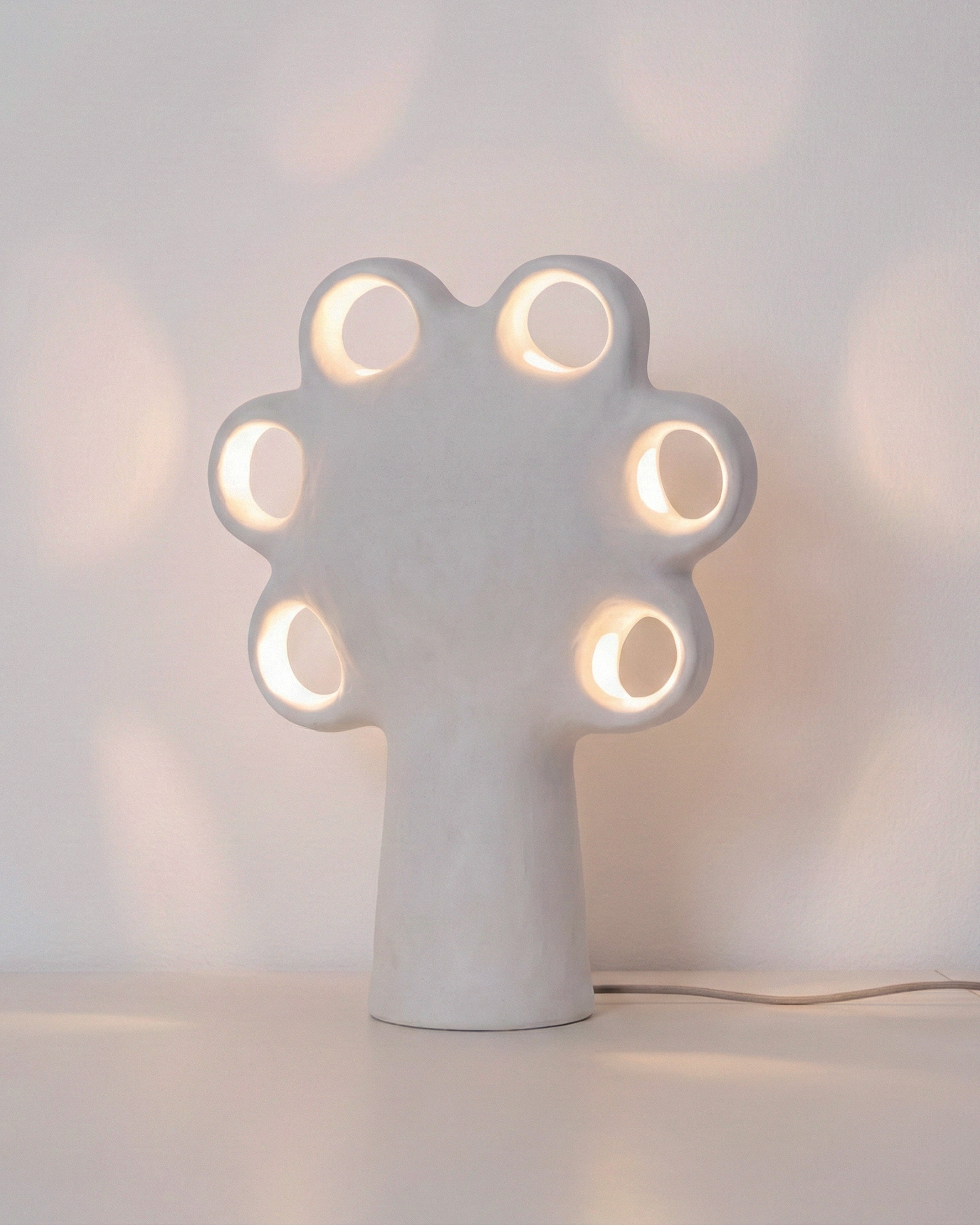 Serax Harna stojací lampa béžová keramika