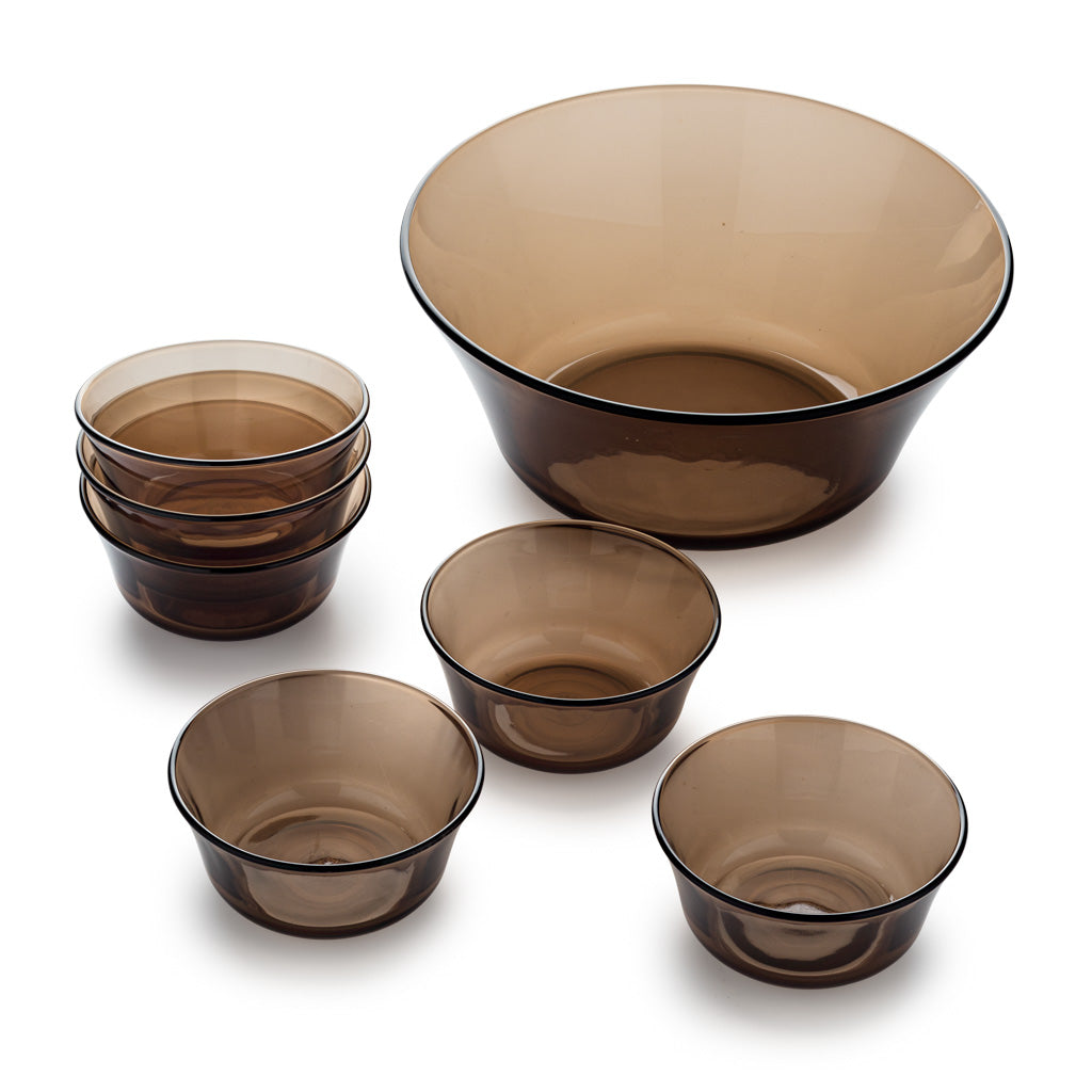 Duralex Lys Sepia mísa 2,2 l + misky 25 cl 7 ks