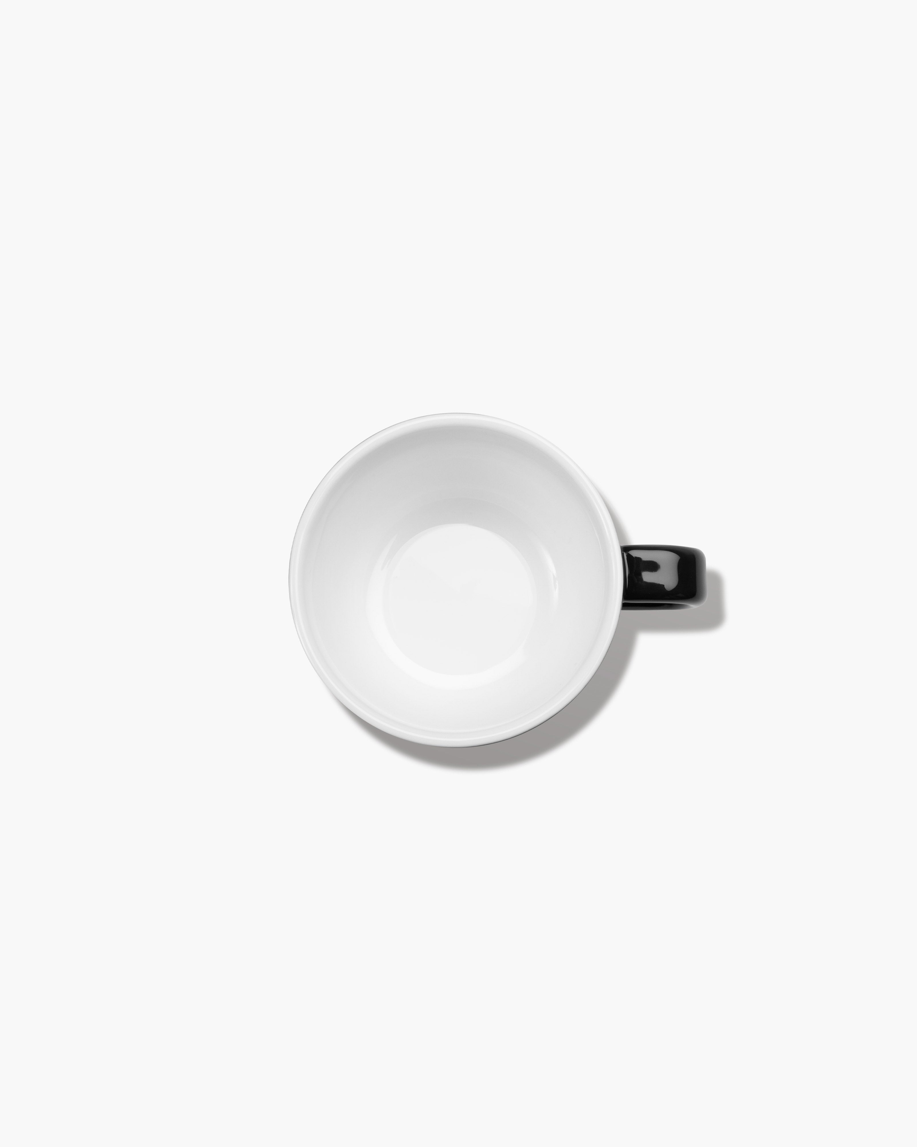Serax Passe-Partout šálek na cappuccino černý glazovaný