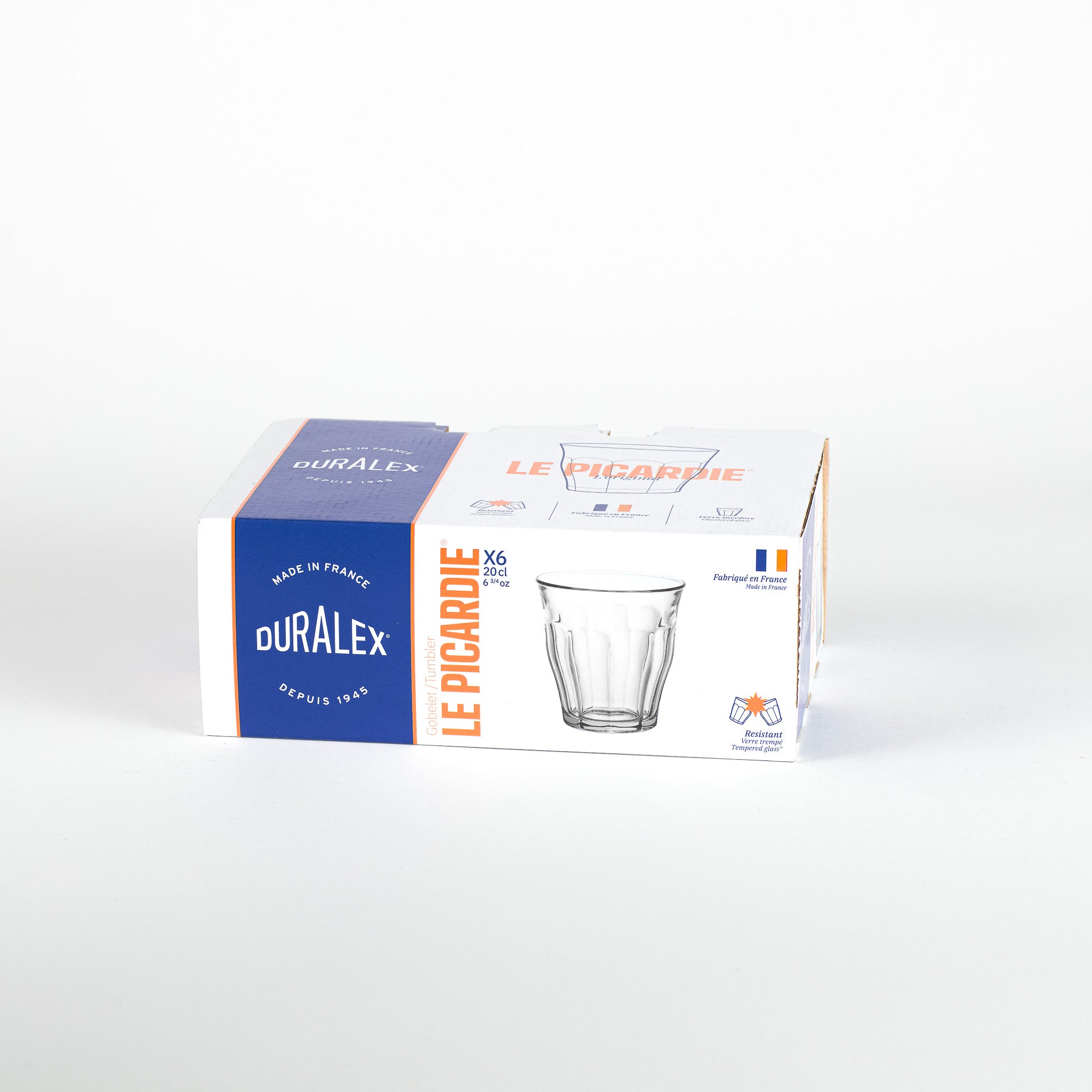 Duralex Le Picardie sklenice 20 cl čirá 6 ks