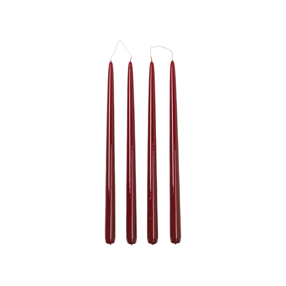 Broste Copenhagen Smooth Glossy Taper Candle kónická svíčka