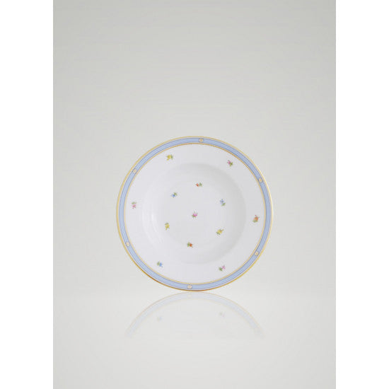 Augarten Schubert porcelánový hluboký talíř 21 cm bílý