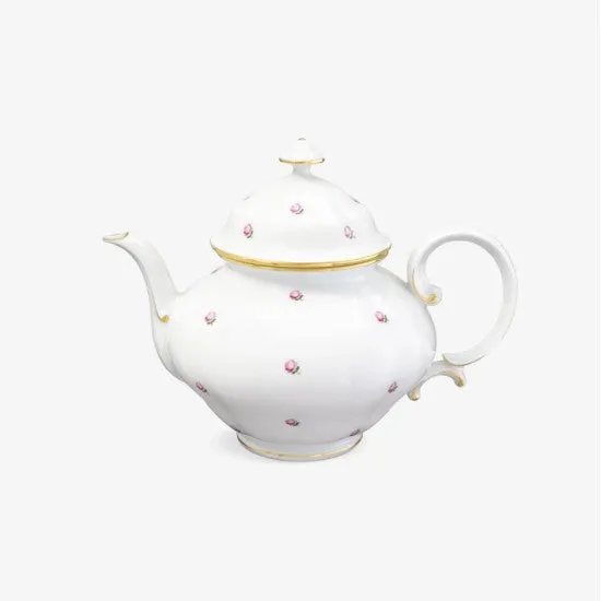 Augarten Mozart čajová konvice porcelán růžová