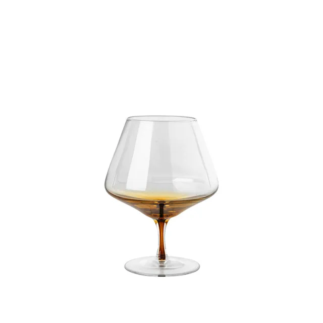 Broste Copenhagen Amber sklenice cognac jantar