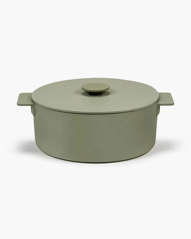 Serax Surface XL hrnec zelený litina