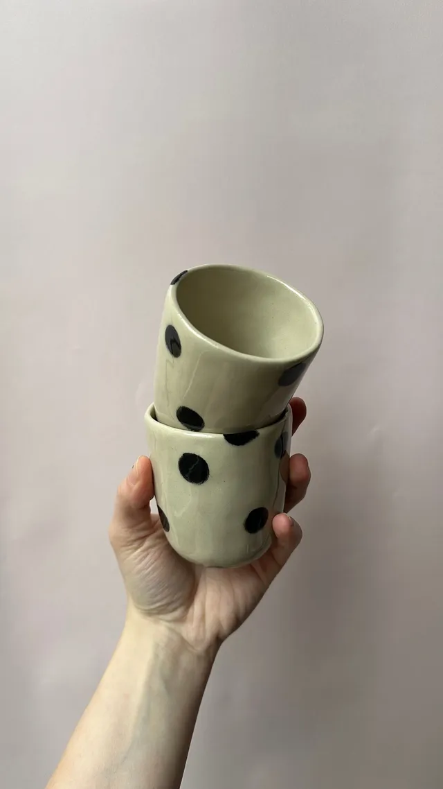 Engoba Puntičkář hrnek 215 ml puntíkovaný
