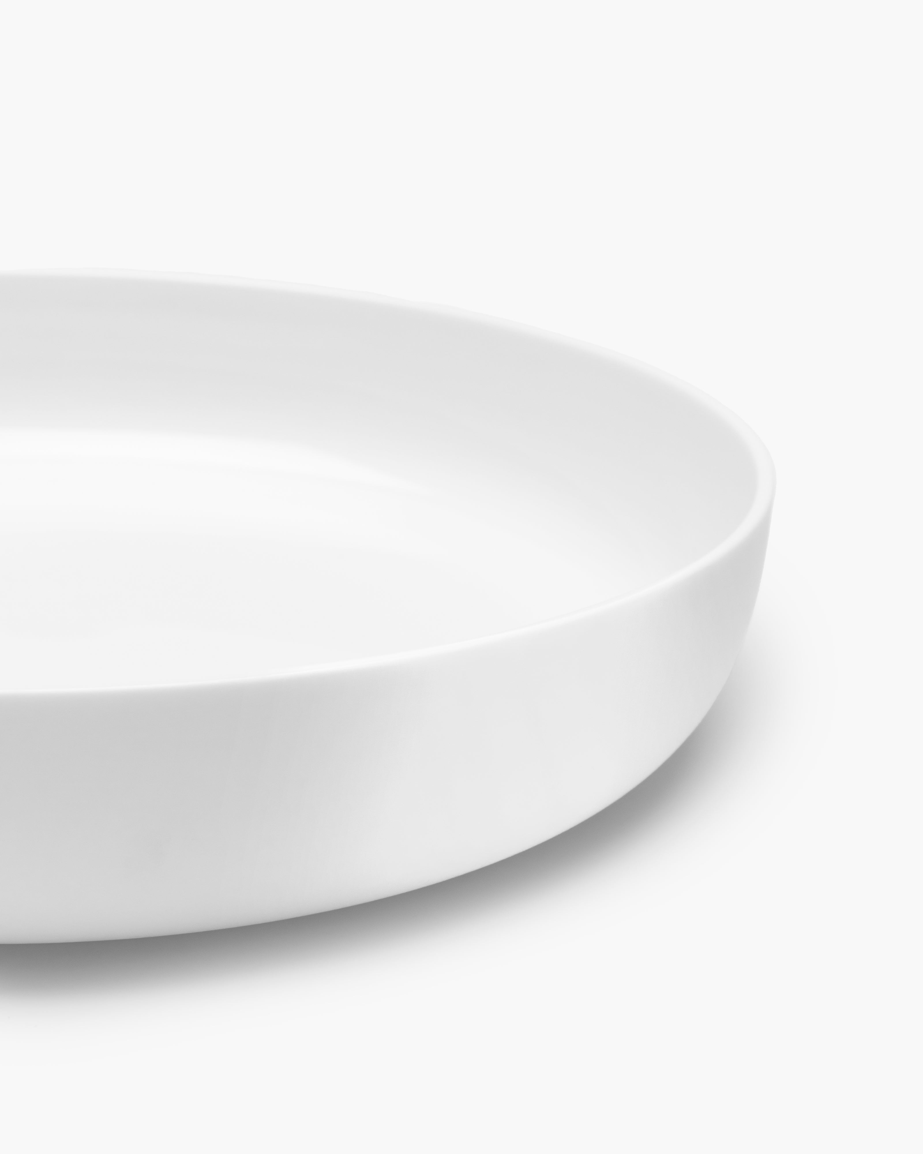 Serax Base L hluboký talíř kostní porcelán bílý