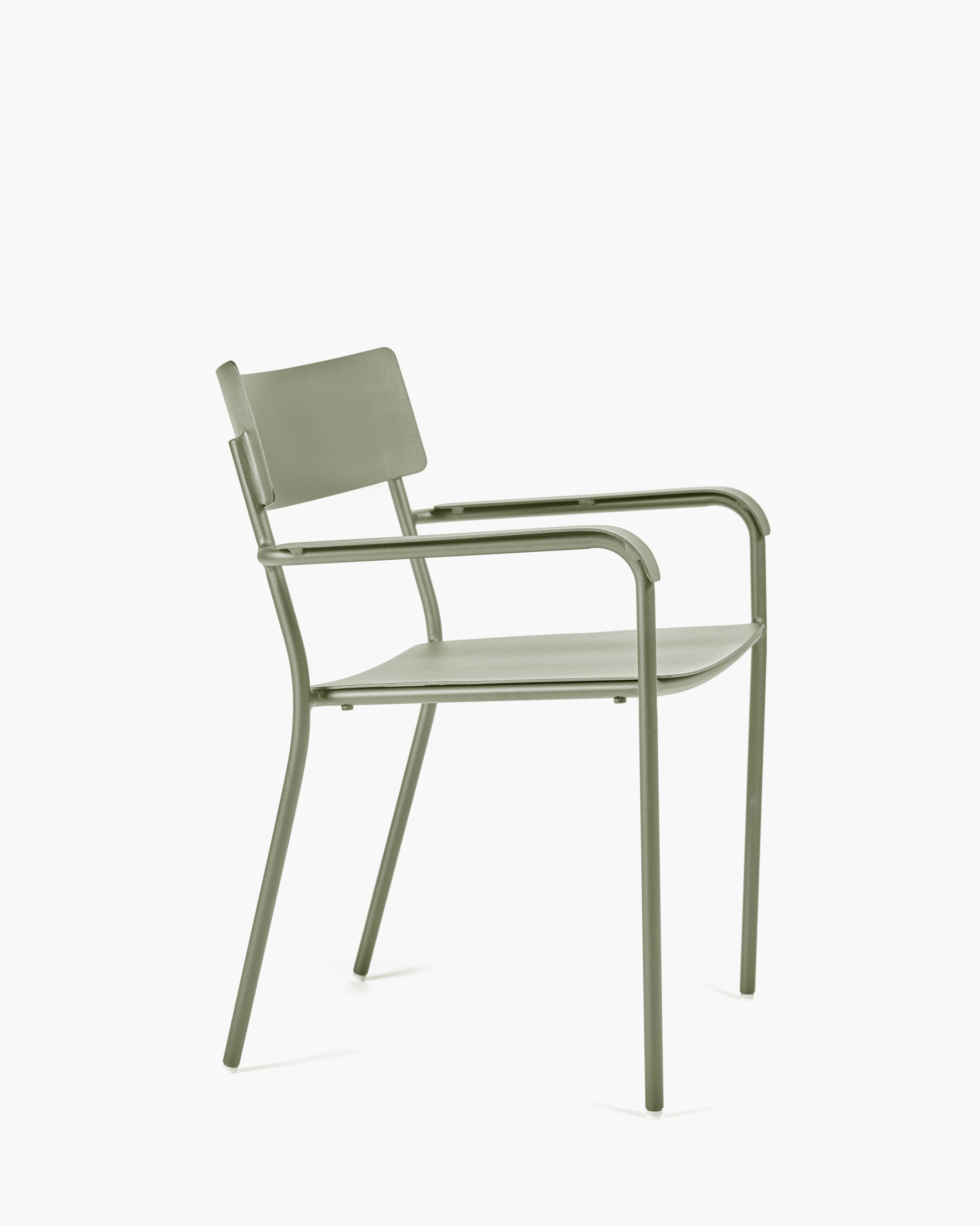 Serax August Armchair L aluminium křeslo eukalyptová