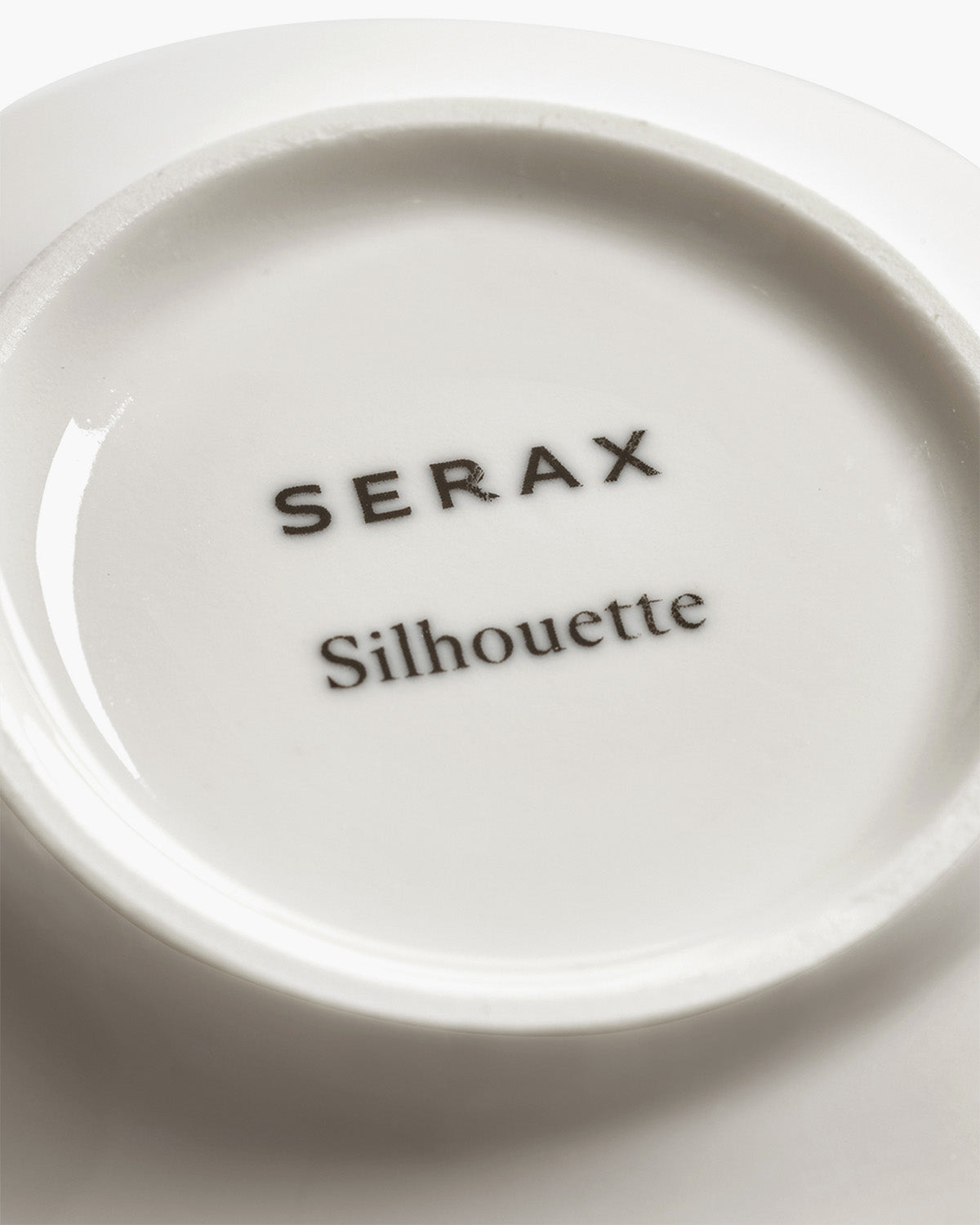 Serax Silhouette podšálek bílý porcelánový