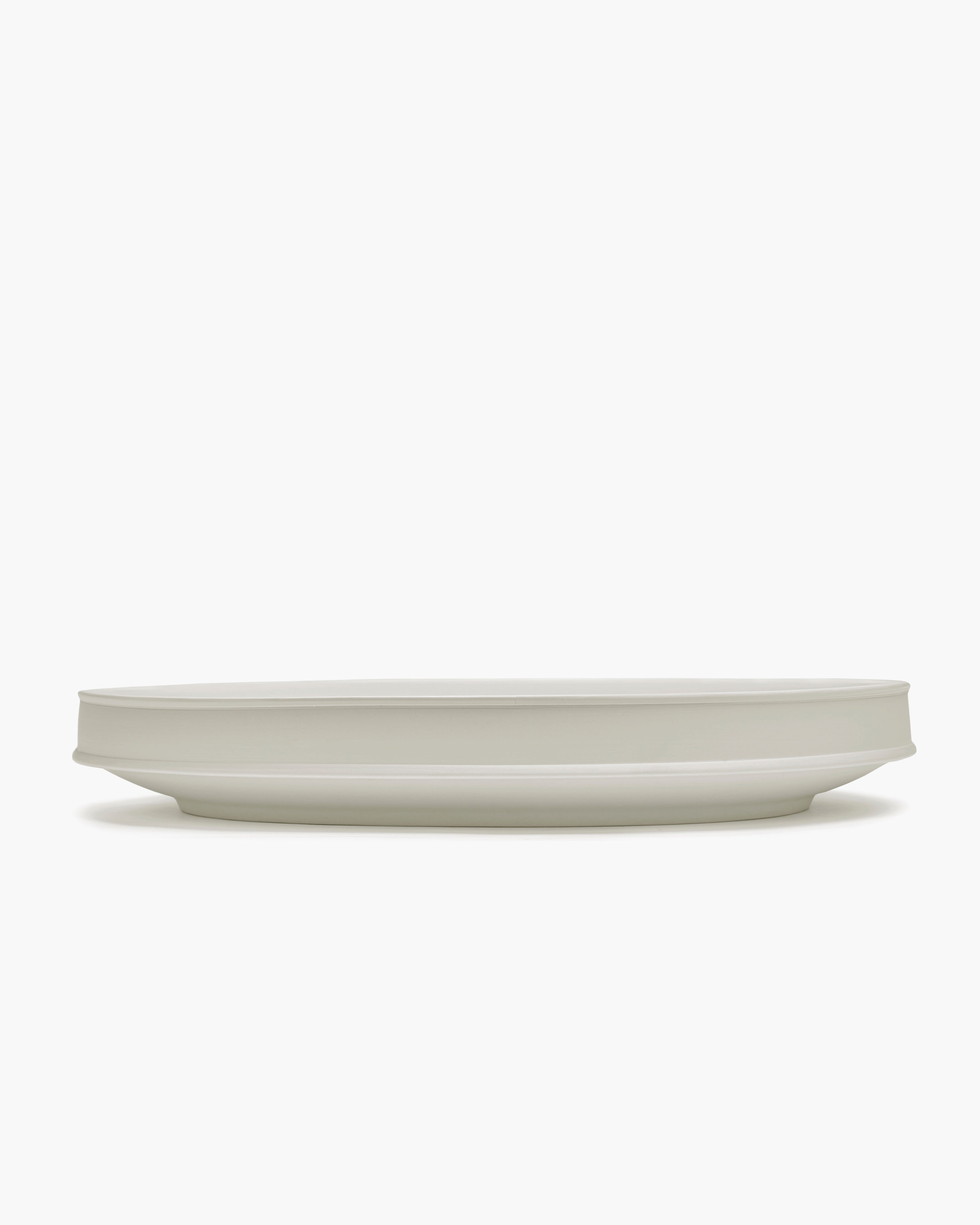 Serax Dune Bowl XL nízká mísa bílá keramika