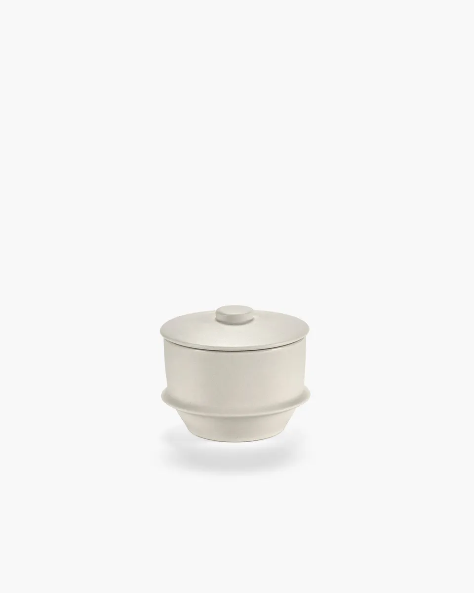 Serax Dune Alabaster cukřenka bílá porcelánová