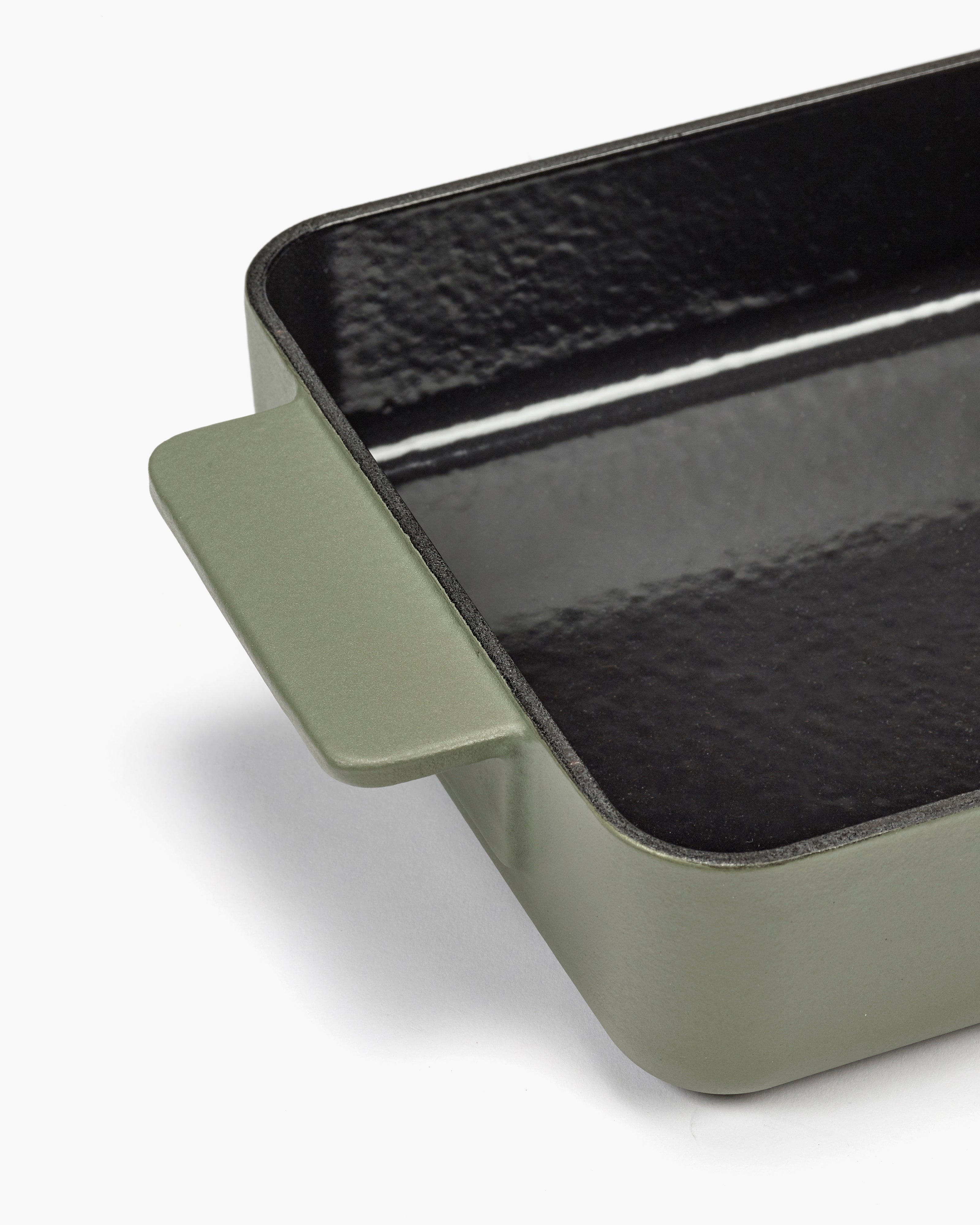 Serax Surface pekáč L litina maskáčově zelená
