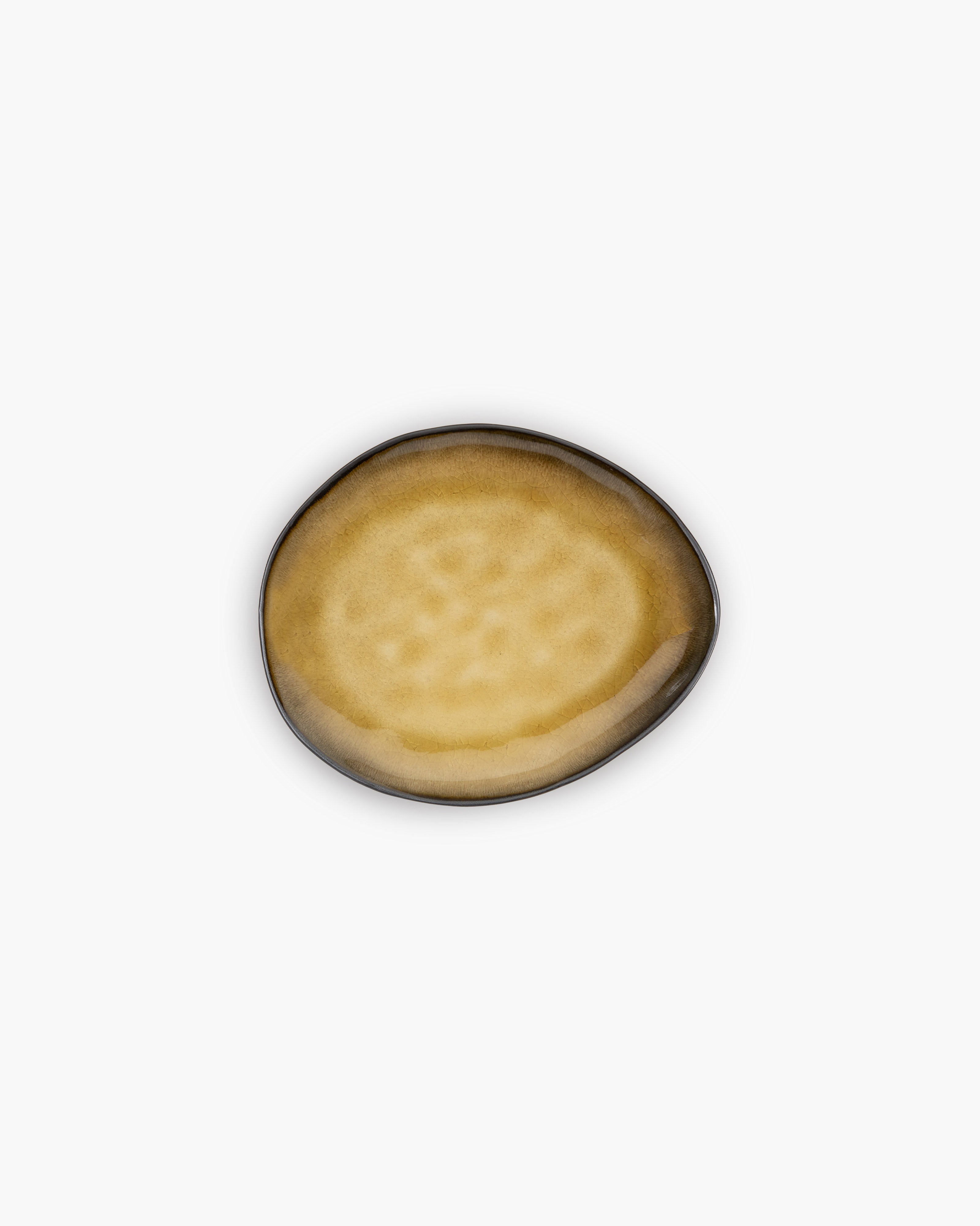 Serax Pure Oval M oválný talíř zelený keramika