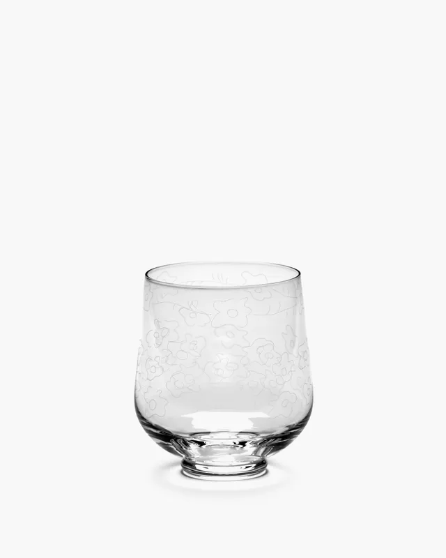Serax Midnight Flowers sklenice tmavě fialová