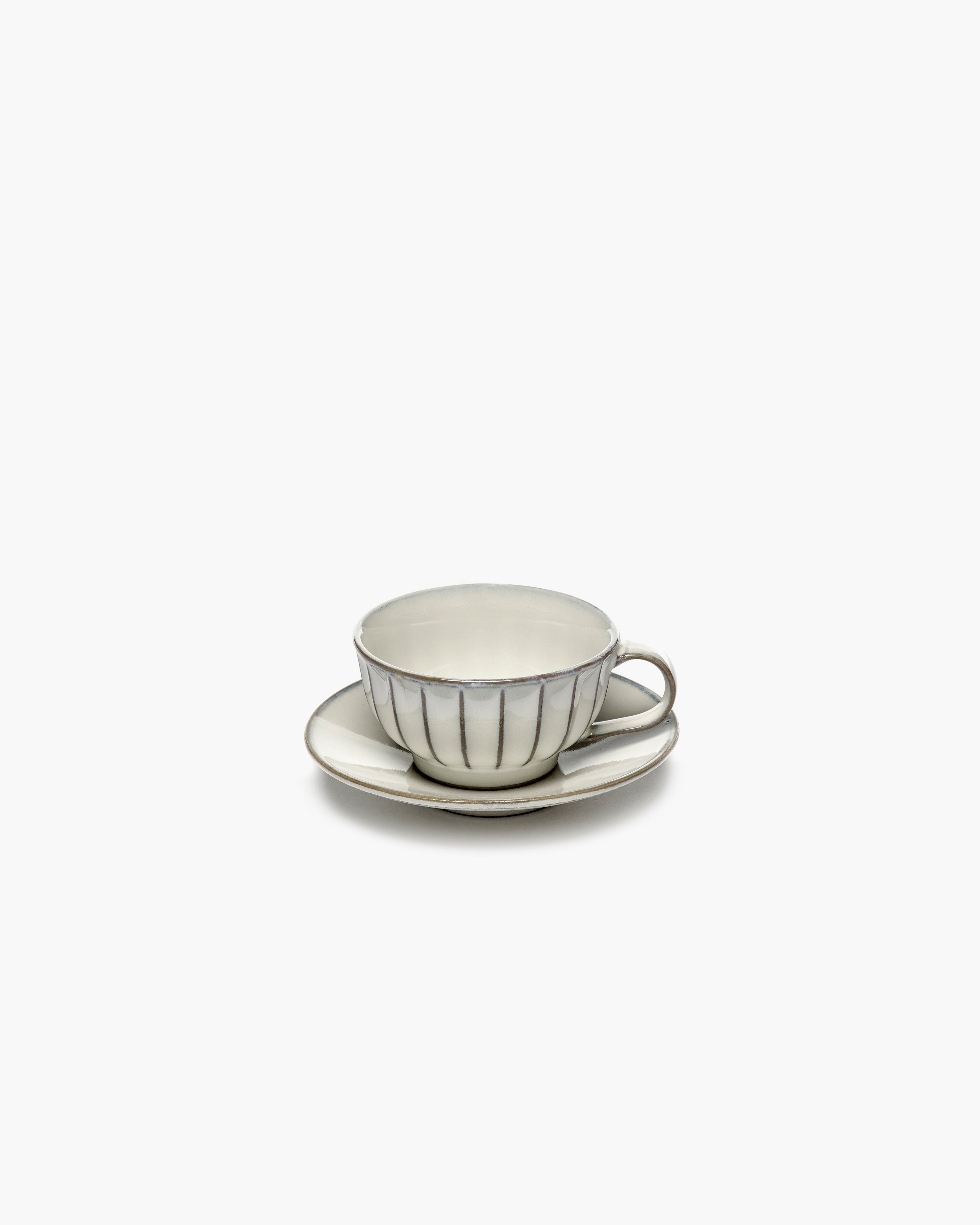 Serax Inku šálek na cappuccino bílý reaktivní glazura