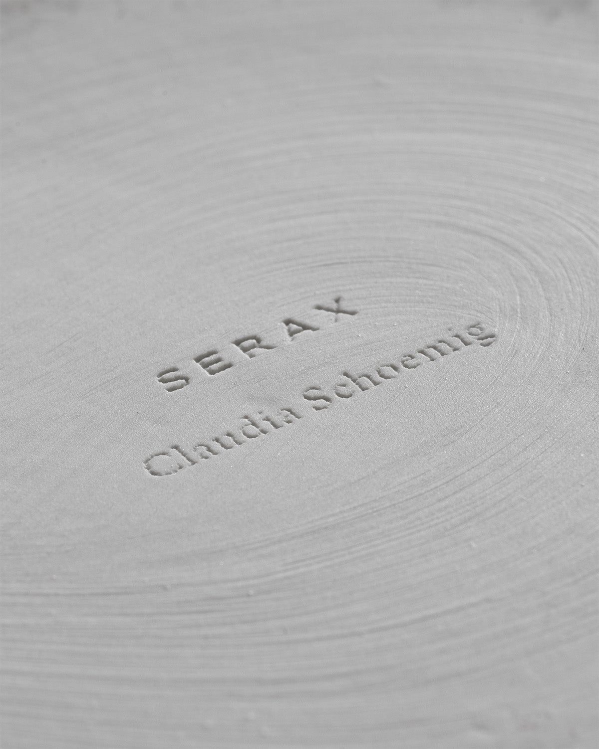 Serax Graph váza S bílo-šedá porcelánová