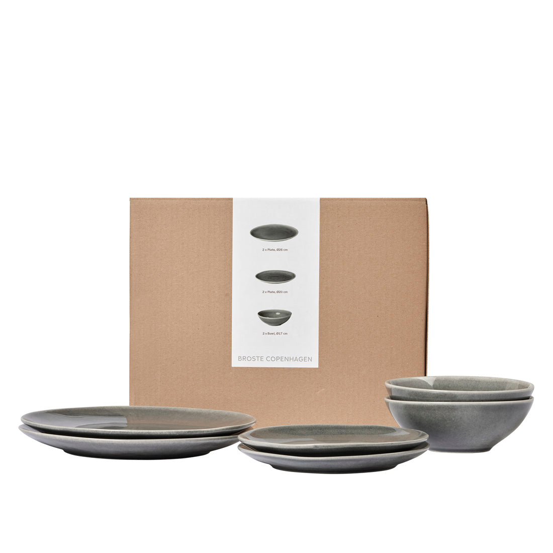 Broste Copenhagen Nordic Rain jídelní sada pro 2