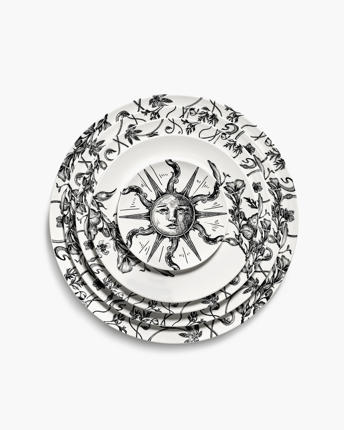 Serax Unity Sun talíř na chléb bílý porcelán