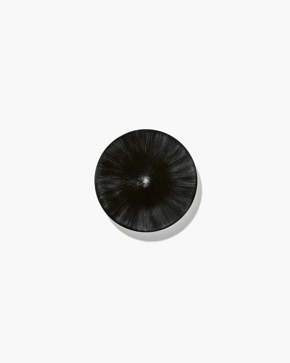 Serax Dé dezertní talíř bílo-černý porcelán