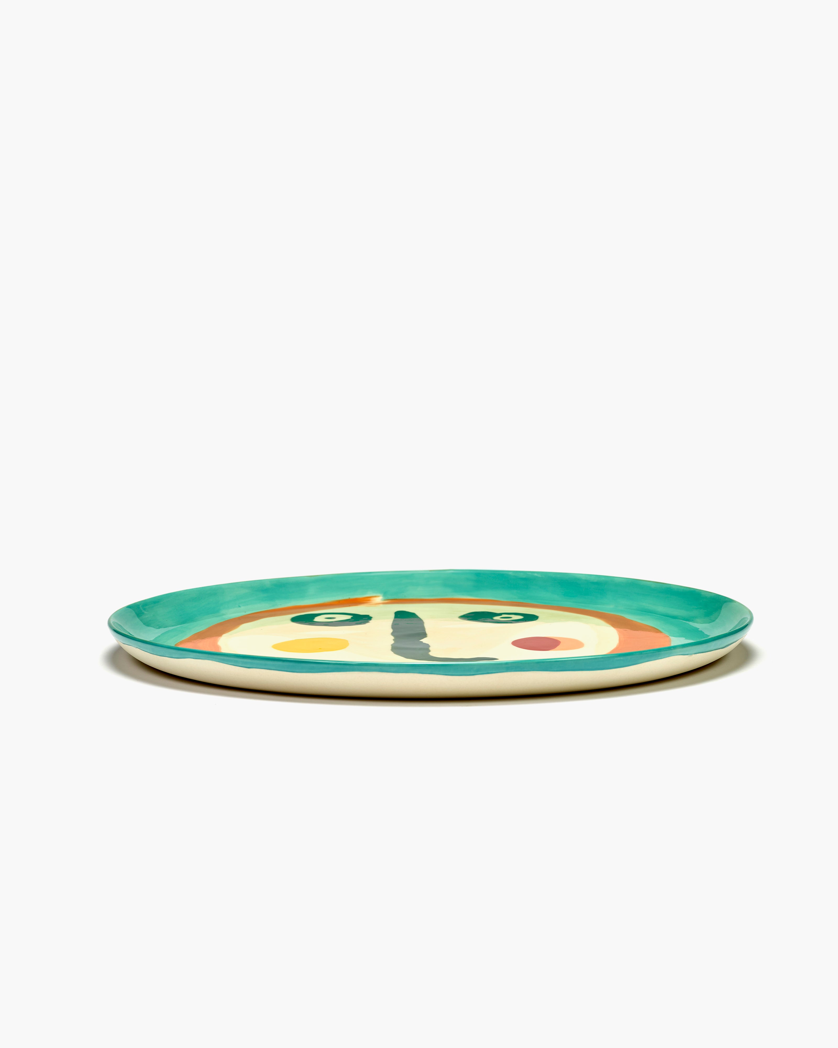 Serax Feast servírovací talíř Face 2 barevný porcelán