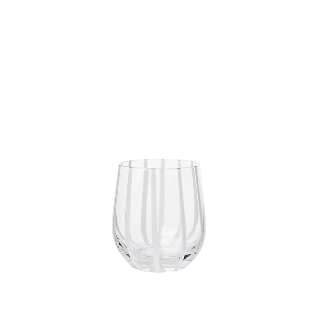 Broste Copenhagen Stripe Tumbler sklenice skleněná