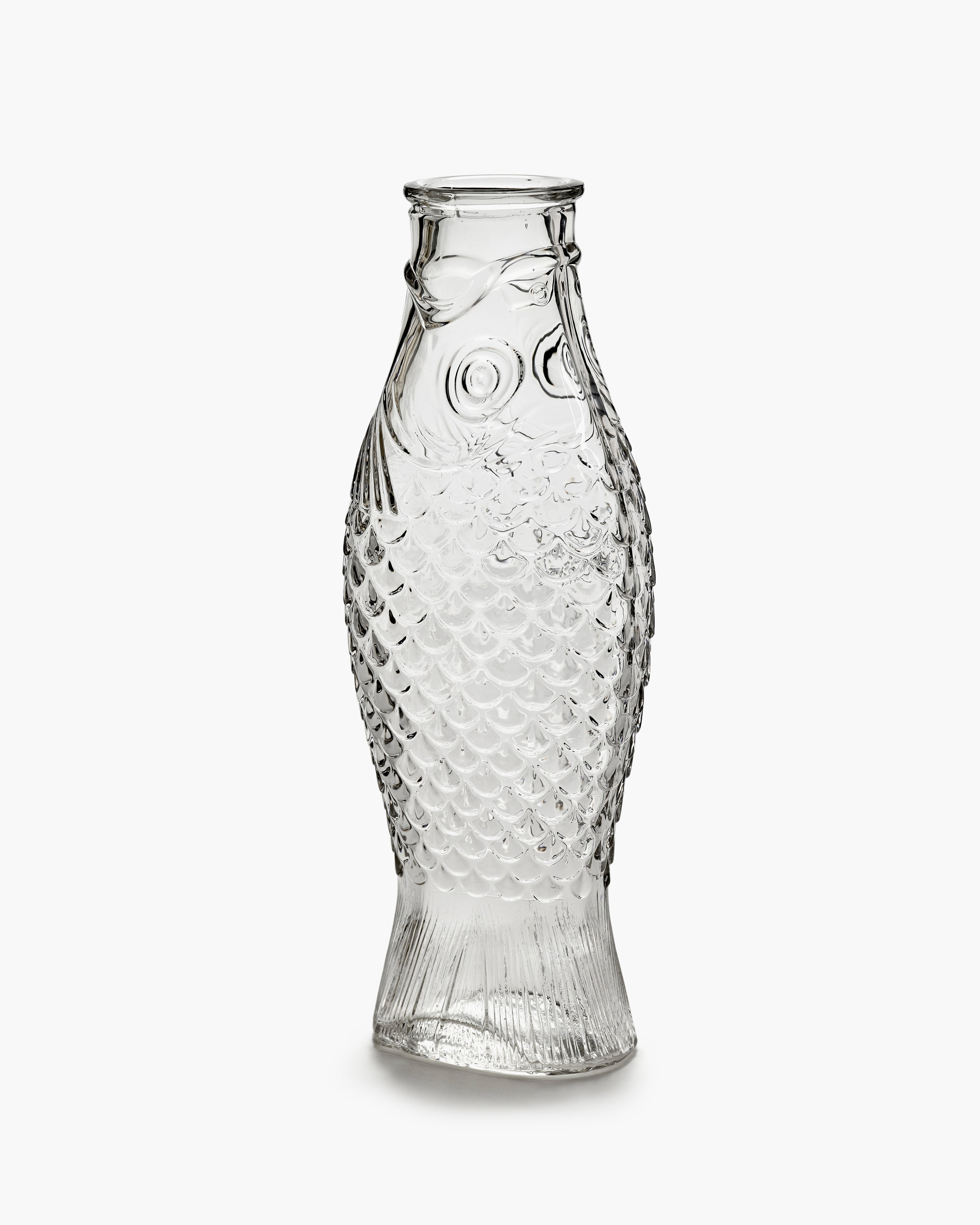 Serax Fish & Fish karafa transparent lisované sklo ryba