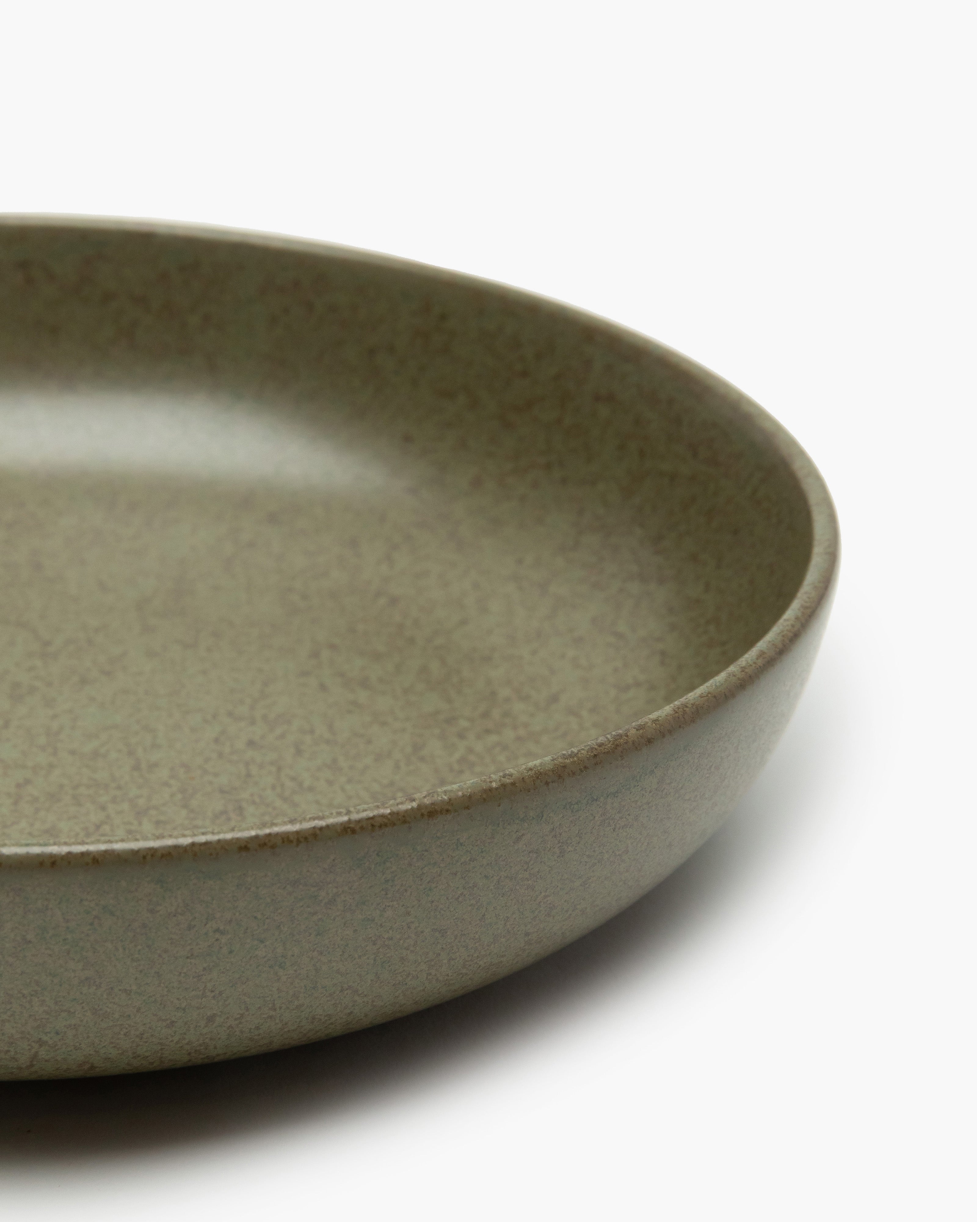 Serax Surface Deep plate M talíř camogreen